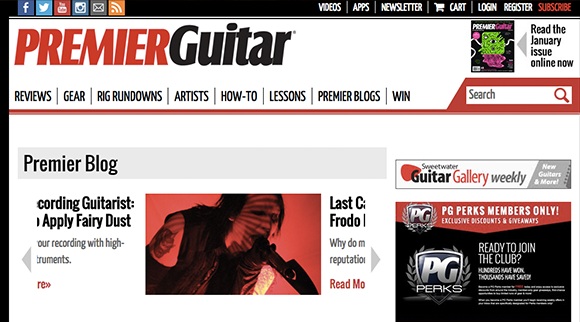 Premier Guitar Blog