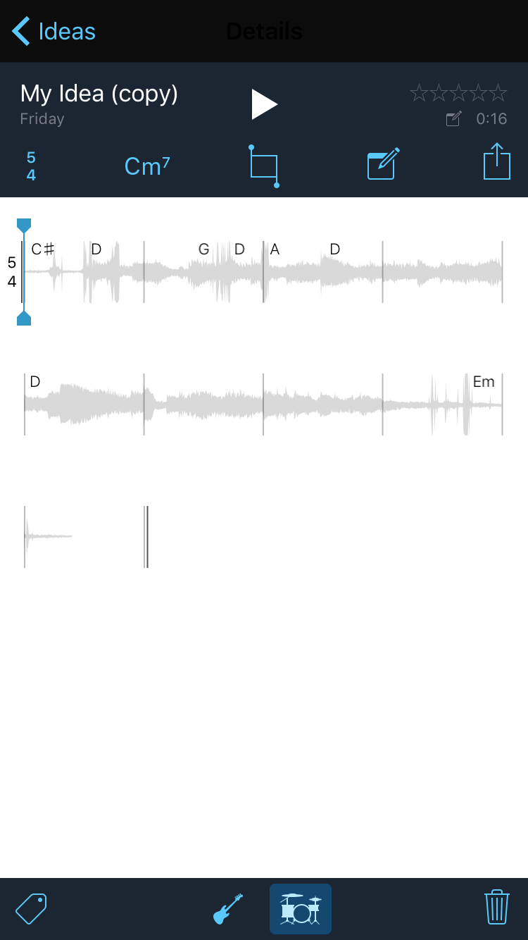 Music Memos to GarageBand 2