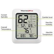 thermopro indoor humidity and temperature