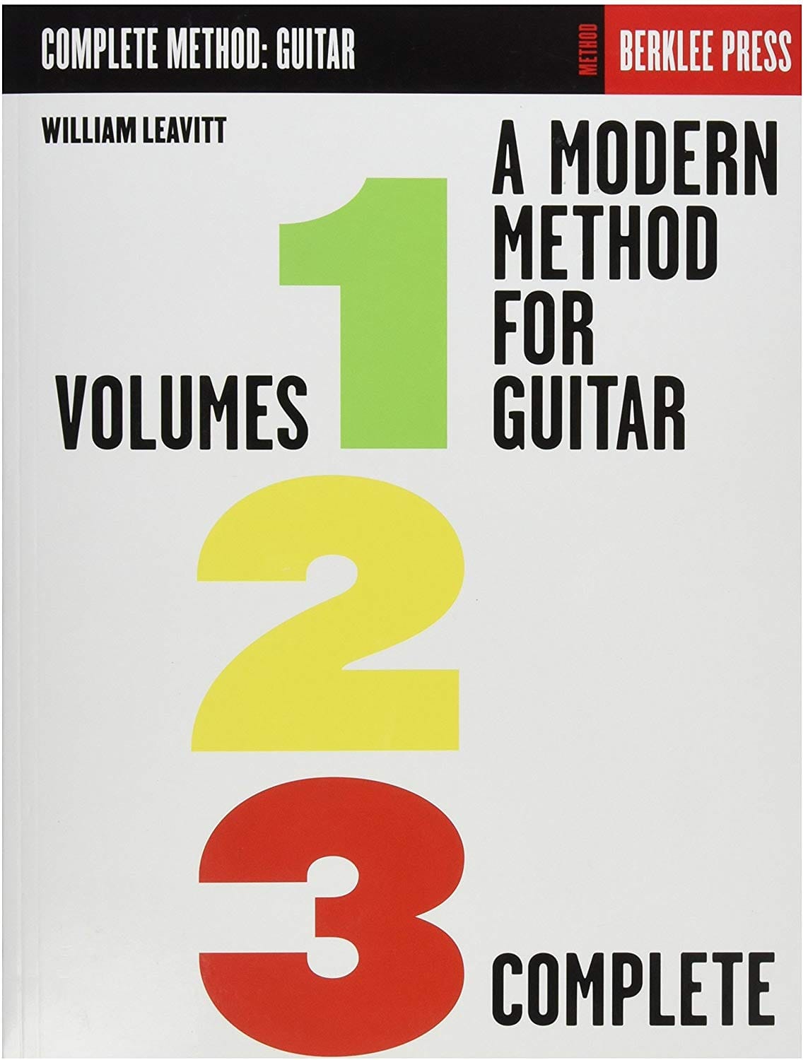 Modern Method Guitar Instructional Book, 1,2,3 - Cover